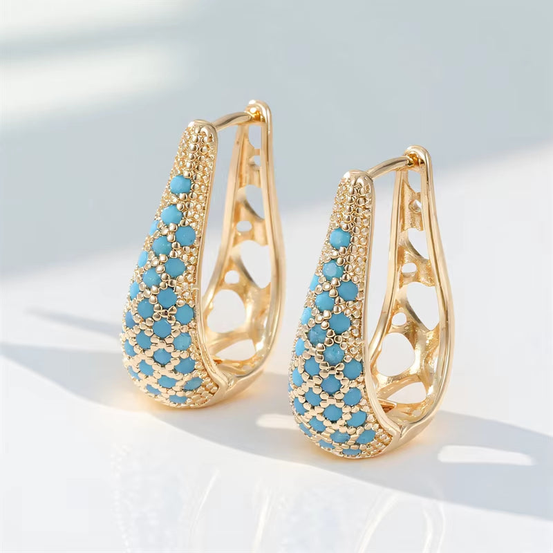 Elegant Crystal Stone, Vintage Gold