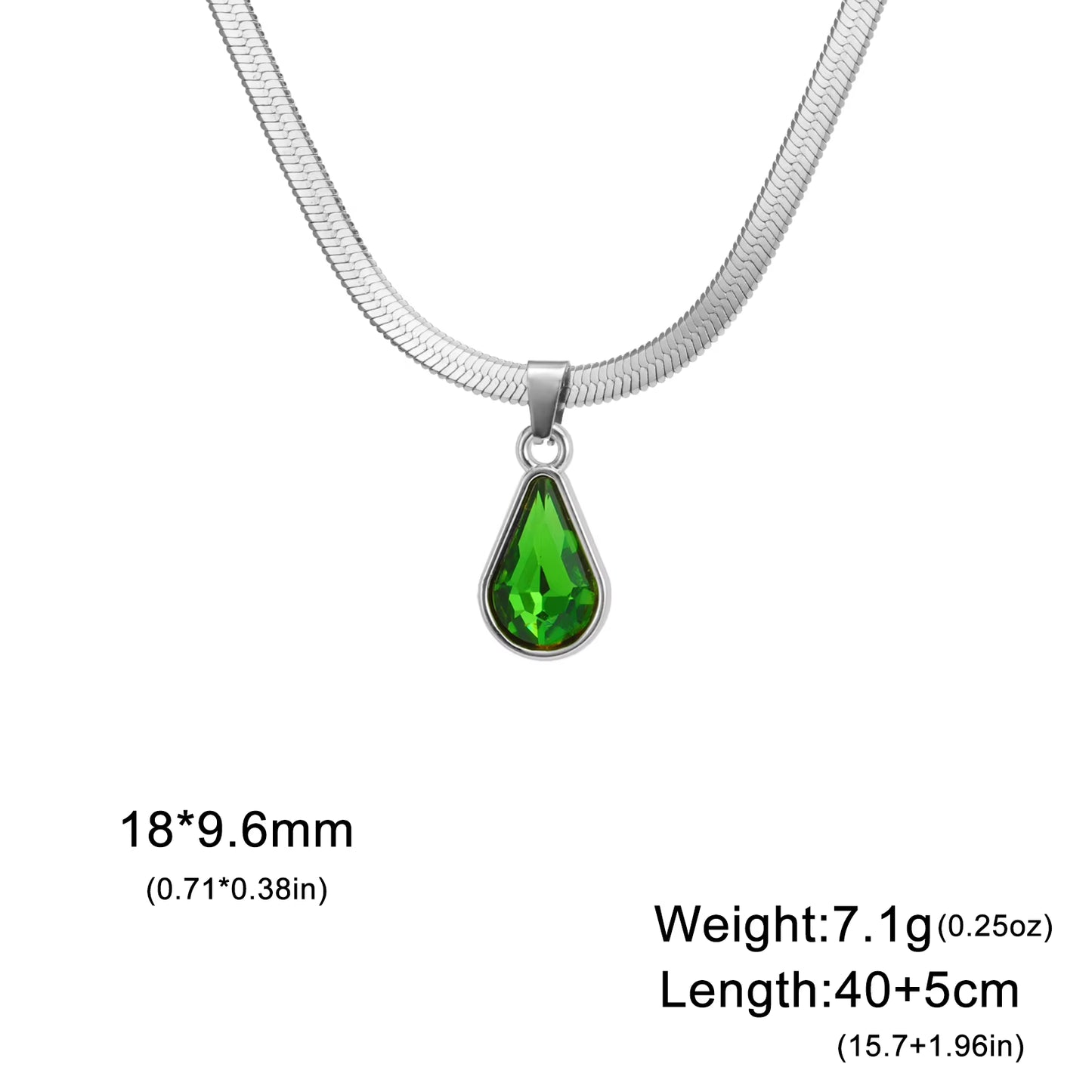 Crystal Water Drop Necklace