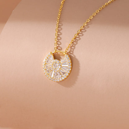 Circle Necklace Light Luxury Minority