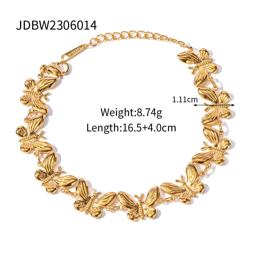 Luxury Stainless Steel Butterfly