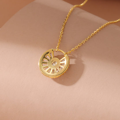 Circle Necklace Light Luxury Minority