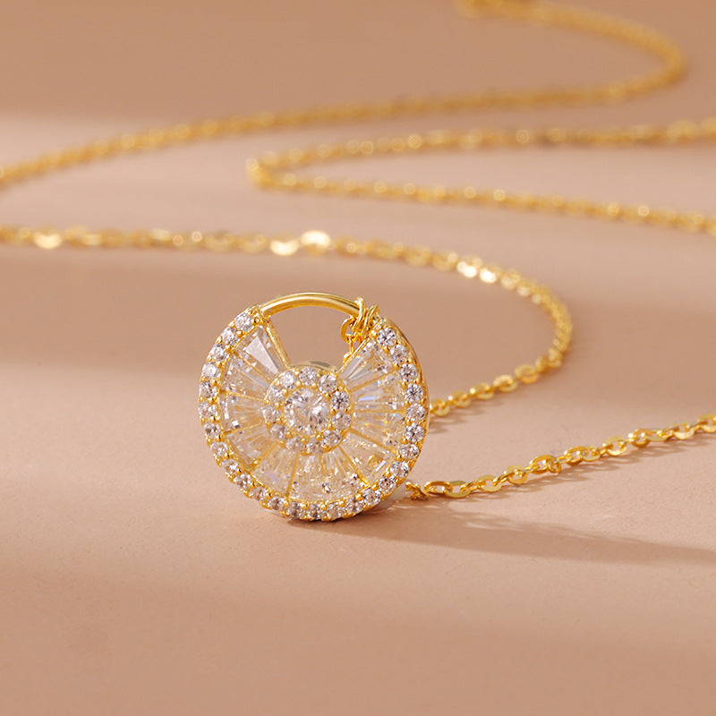 Circle Necklace Light Luxury Minority