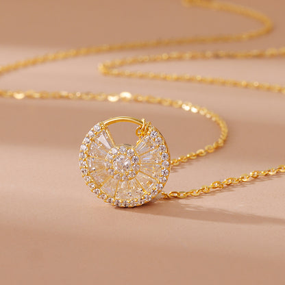Circle Necklace Light Luxury Minority