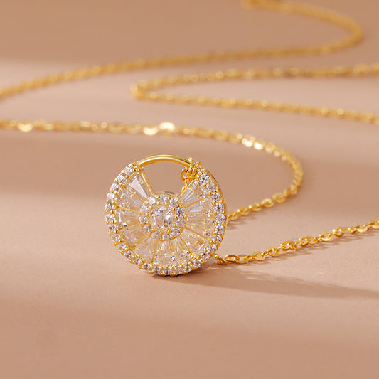 Circle Necklace Light Luxury Minority